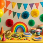 Cosa serve per una festa arcobaleno a basso budget? Idee di decorazione vivaci senza spendere troppo
