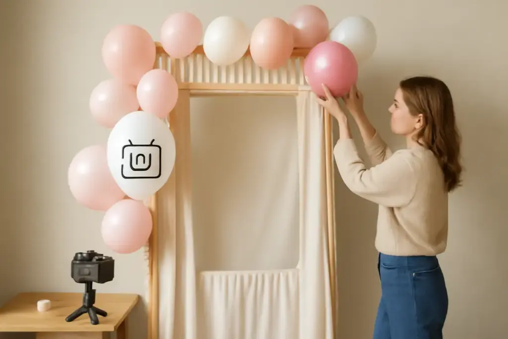 Come realizzare un photo booth con palloncini personalizzati? Il trucco per foto indimenticabili a costo contenuto