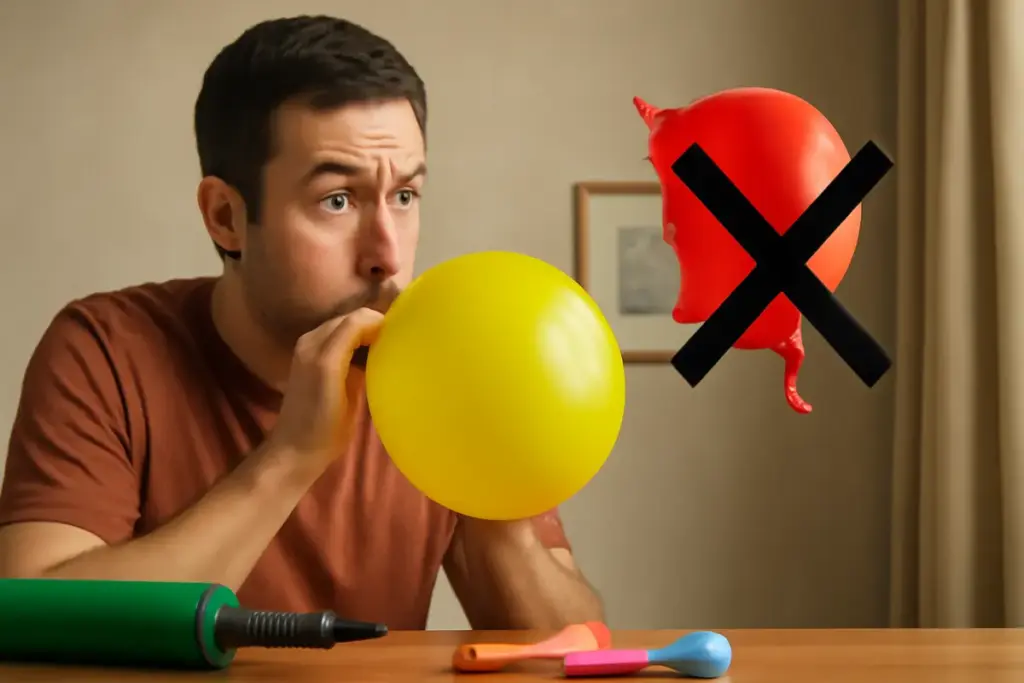 Quali errori evitare quando si gonfiano i palloncini? Il segreto per non farli scoppiare subito