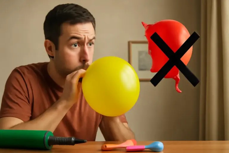 Quali errori evitare quando si gonfiano i palloncini? Il segreto per non farli scoppiare subito