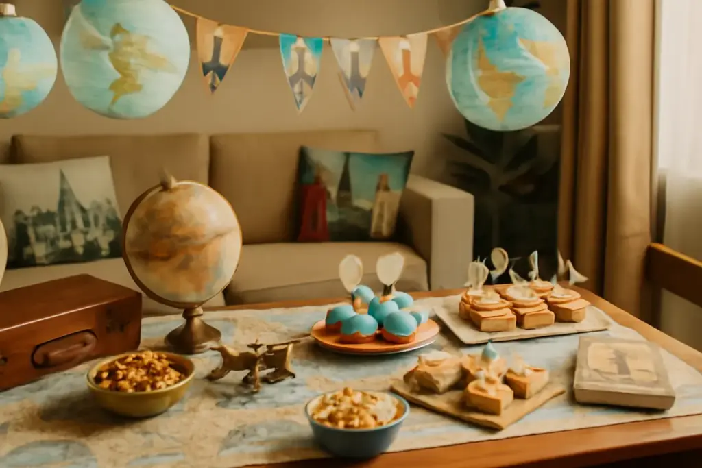 Come organizzare un party a tema viaggio? Dettagli personalizzati che trasportano gli ospiti in altre città senza lasciare casa