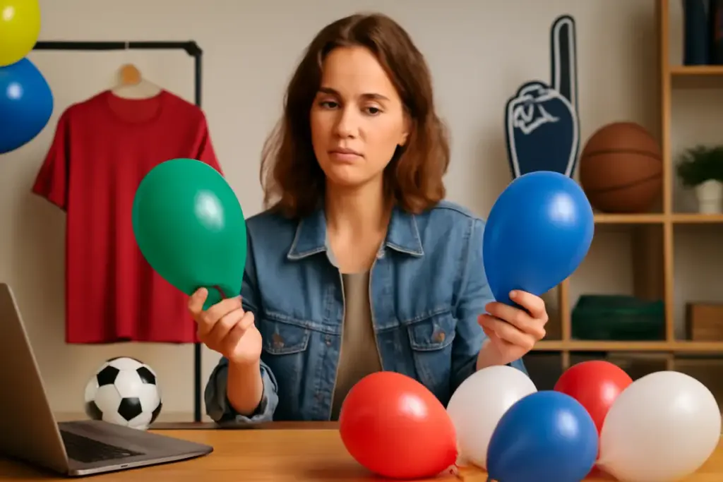 Come scegliere i palloncini per un evento sportivo? I consigli chiave per sostenere la tua squadra con stile