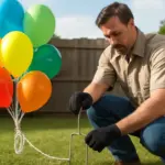 Qual è la tecnica migliore per fissare i palloncini all’esterno senza rischi? Il sistema usato dagli esperti per non avere sorprese