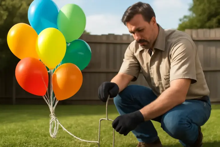 Qual è la tecnica migliore per fissare i palloncini all’esterno senza rischi? Il sistema usato dagli esperti per non avere sorprese