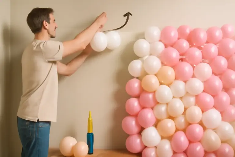 Come si monta una parete di balloon art senza struttura fissa? La guida pratica passo-passo