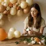 Tutorial ghirlande floreali con palloncini: come realizzare un allestimento boho chic senza esperienza