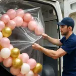 Come si trasportano le composizioni di palloncini senza rovinarle? Gli accorgimenti usati dai professionisti