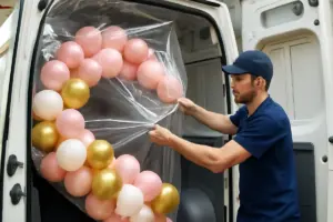 Come si trasportano le composizioni di palloncini senza rovinarle? Gli accorgimenti usati dai professionisti