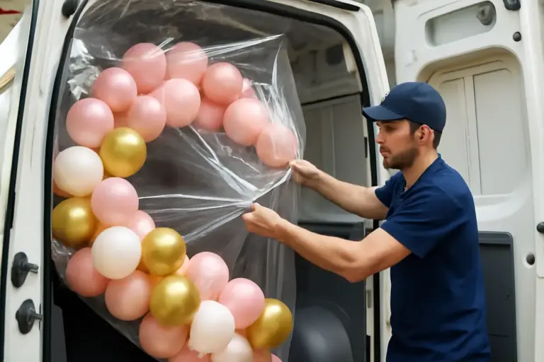Come si trasportano le composizioni di palloncini senza rovinarle? Gli accorgimenti usati dai professionisti