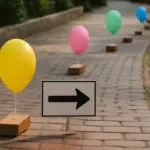 Come utilizzare i palloncini per segnare percorsi? La soluzione simpatica per guidare gli invitati alla festa
