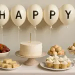 Cake table decorata: come utilizzare i palloncini personalizzati per un buffet irresistibile e ordinato