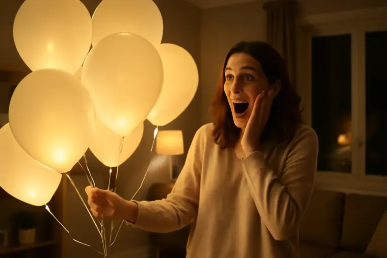 Decorazioni con palloncini luminosi: l’effetto sorpresa facile da creare anche a casa