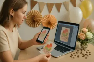 Come preparare inviti digitali coordinati alle decorazioni? Il dettaglio che rende la festa subito esclusiva