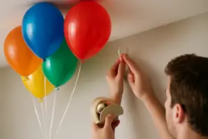 Come si fissano i palloncini al soffitto senza danneggiare le pareti? La soluzione definitiva semplice da adottare