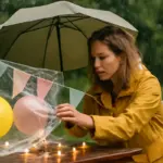 Come proteggere le decorazioni in caso di pioggia? I trucchi per feste outdoor senza imprevisti