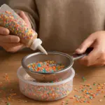 Come evitare che i confetti per decorazione finiscano ovunque? Un sistema pratico per mantenere tutto ordinato
