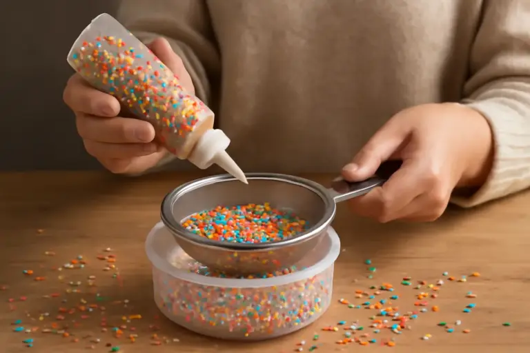 Come evitare che i confetti per decorazione finiscano ovunque? Un sistema pratico per mantenere tutto ordinato