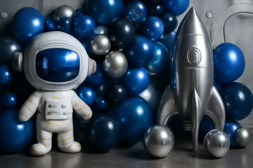 Decorazioni per feste a tema spazio: come usare palloncini glossy e dettagli futuristici per stupire tutti