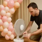 Come si crea un effetto cascata di palloncini? Lo stratagemma che dà movimento all’allestimento